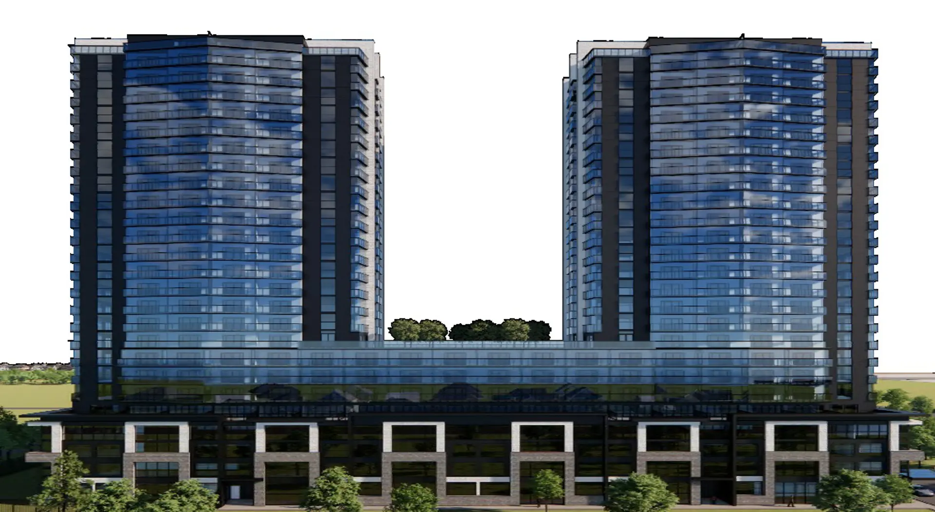 154 Rossland Road East Condos, Ajax. Artist’s rendering.