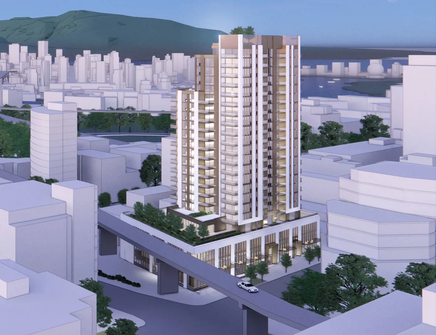 1551 W 7th Avenue Condos, Vancouver. Artist’s rendering.