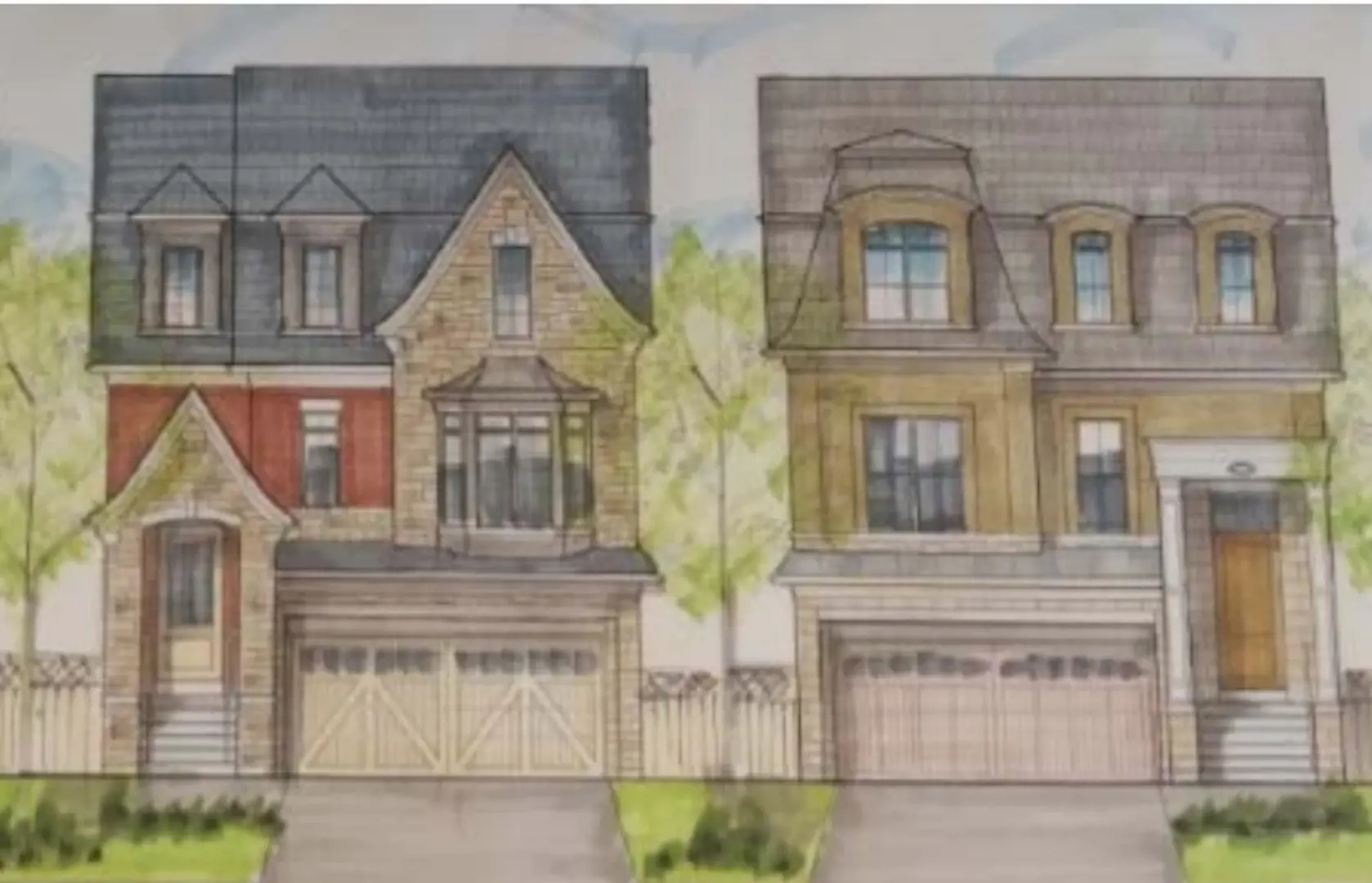 1583 Cormack Crescent - Single-Family Homes, Mississauga. Artist’s rendering.