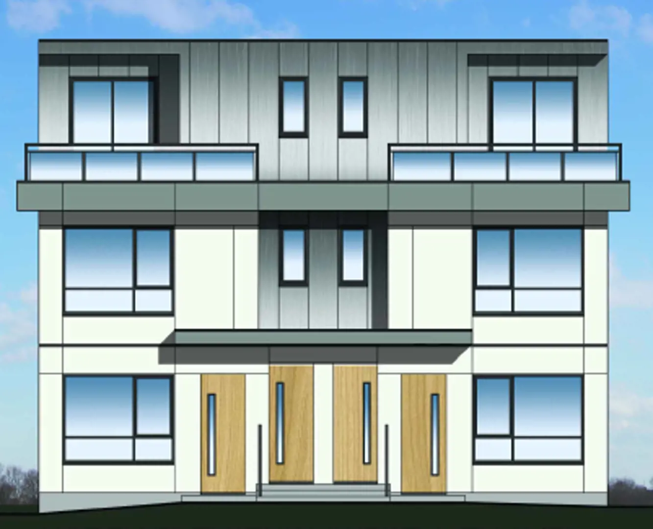 160 W 44 Avenue Townhomes, Vancouver. Artist’s rendering.