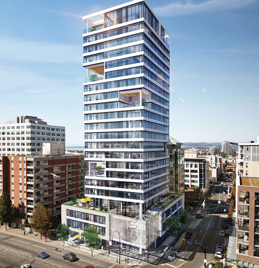 1620 Blanshard Street Condos, Victoria. Artist’s rendering.