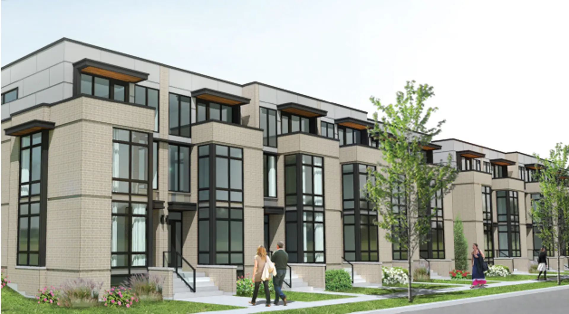 16-22 Allaura Boulevard Townhomes, Aurora. Artist’s rendering.