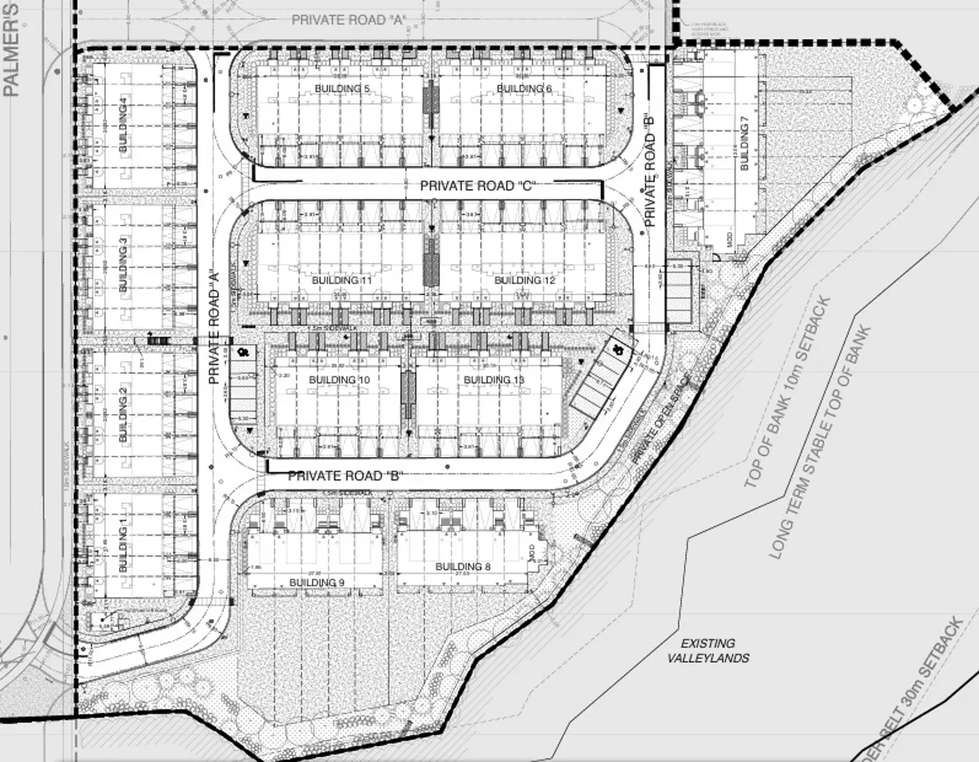 1635 Palmers Sawmill Road Townhomes, Pickering. Artist’s rendering.