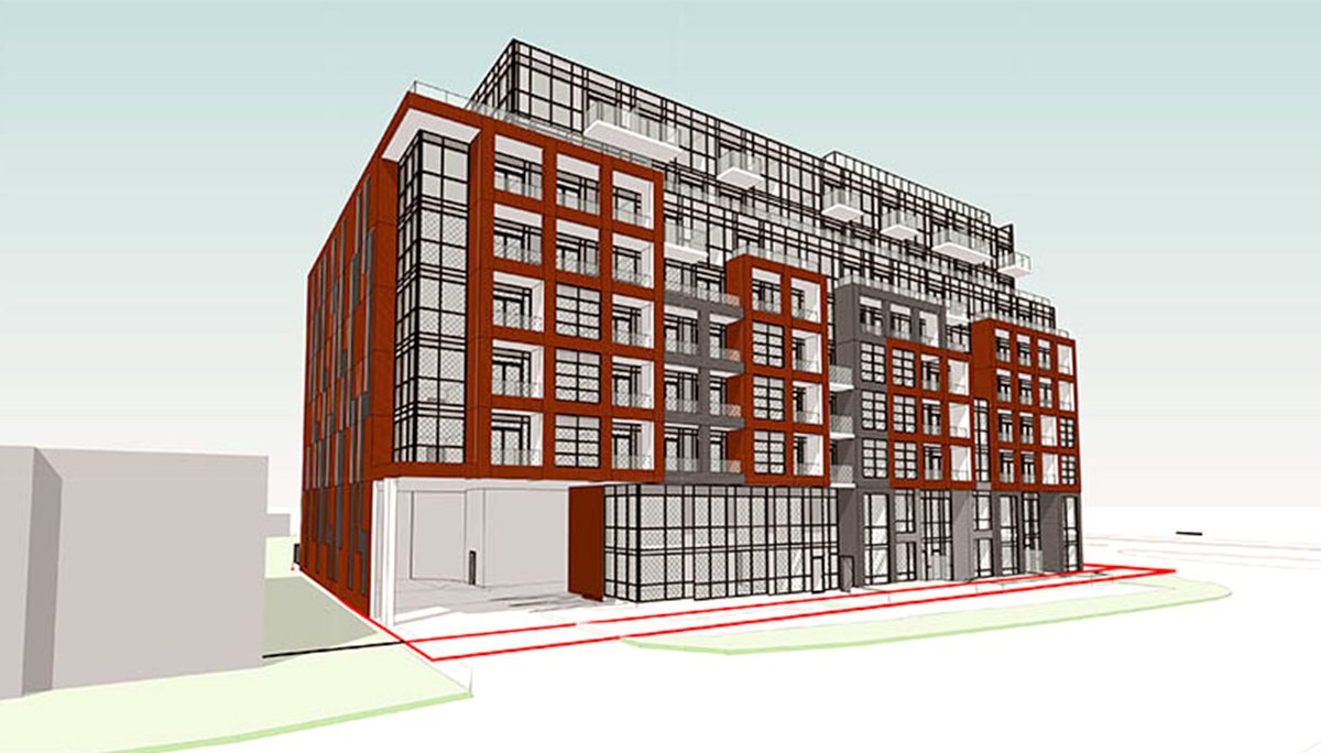 8 storey pre-construction condo with a total of 152 modern units on the major intersection of Morningside and Kingston Road