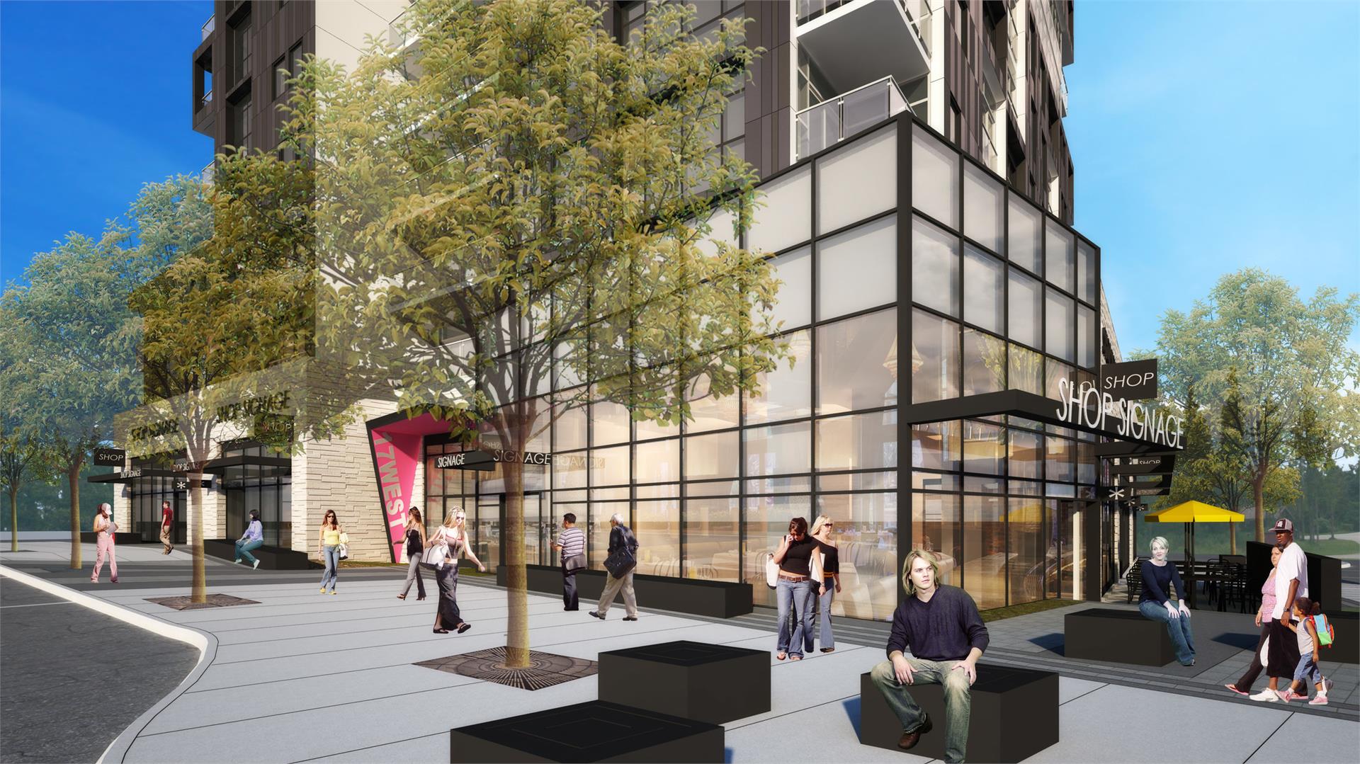 17 West Condos rendering 4