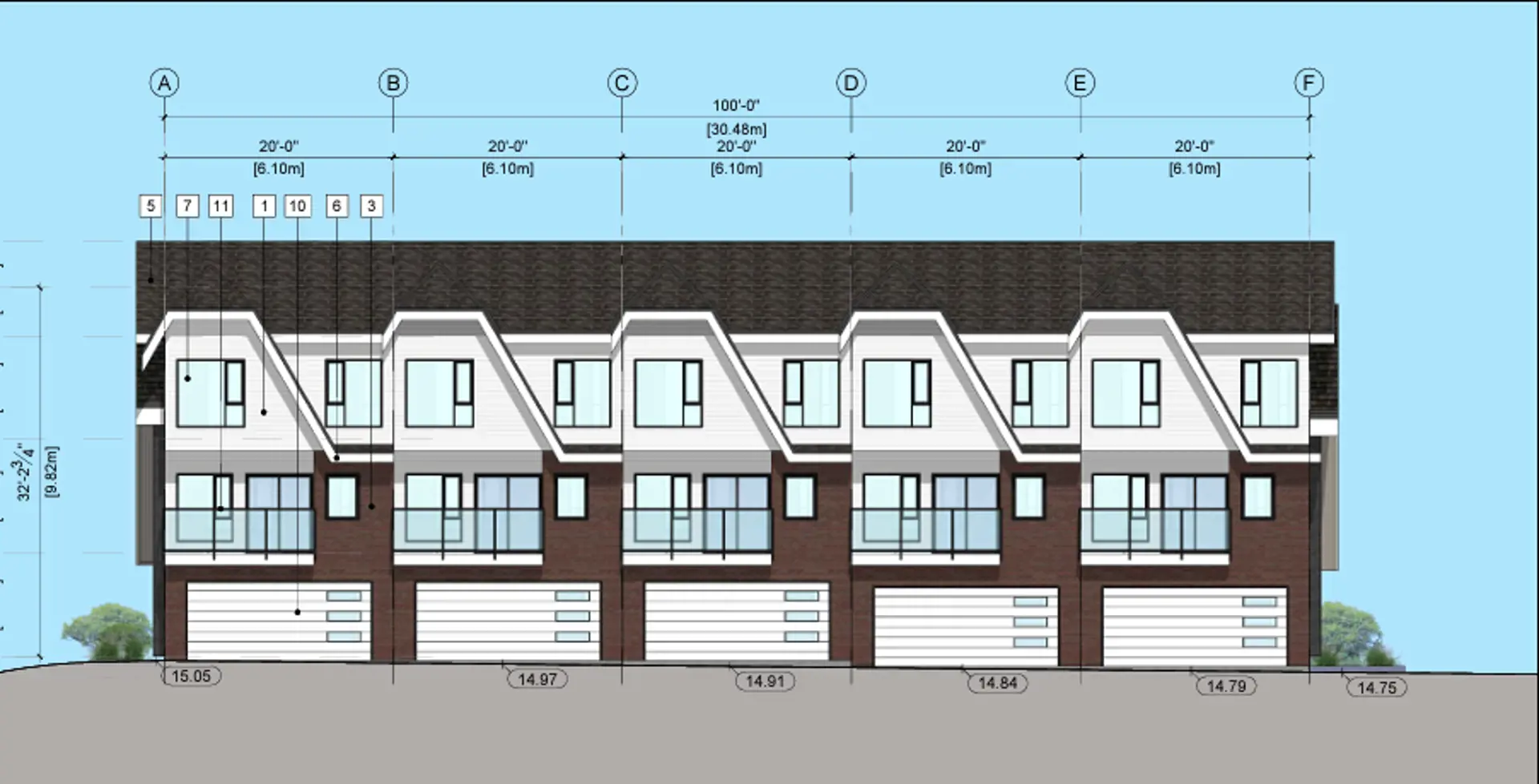 17101 80 Avenue Townhomes Townhomes, Surrey. Artist’s rendering.