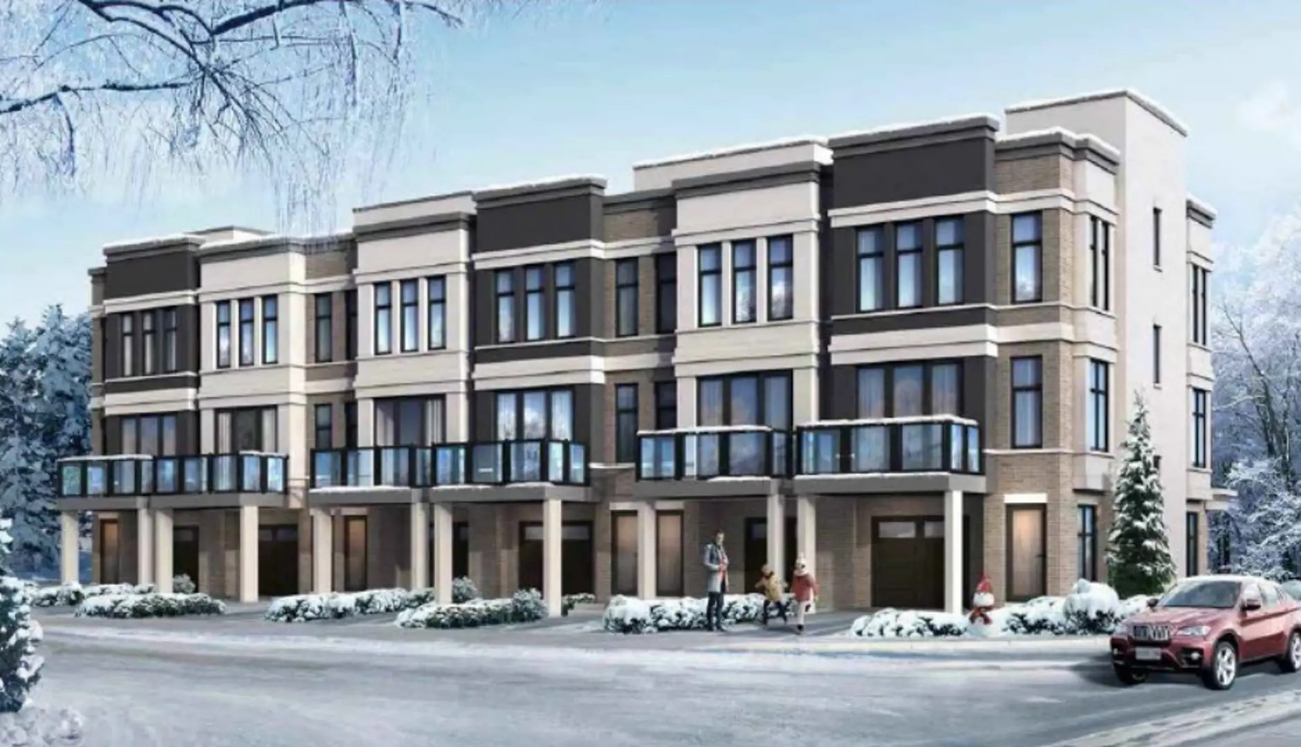 172 Drewry Avenue Towns, Toronto. Artist’s rendering.