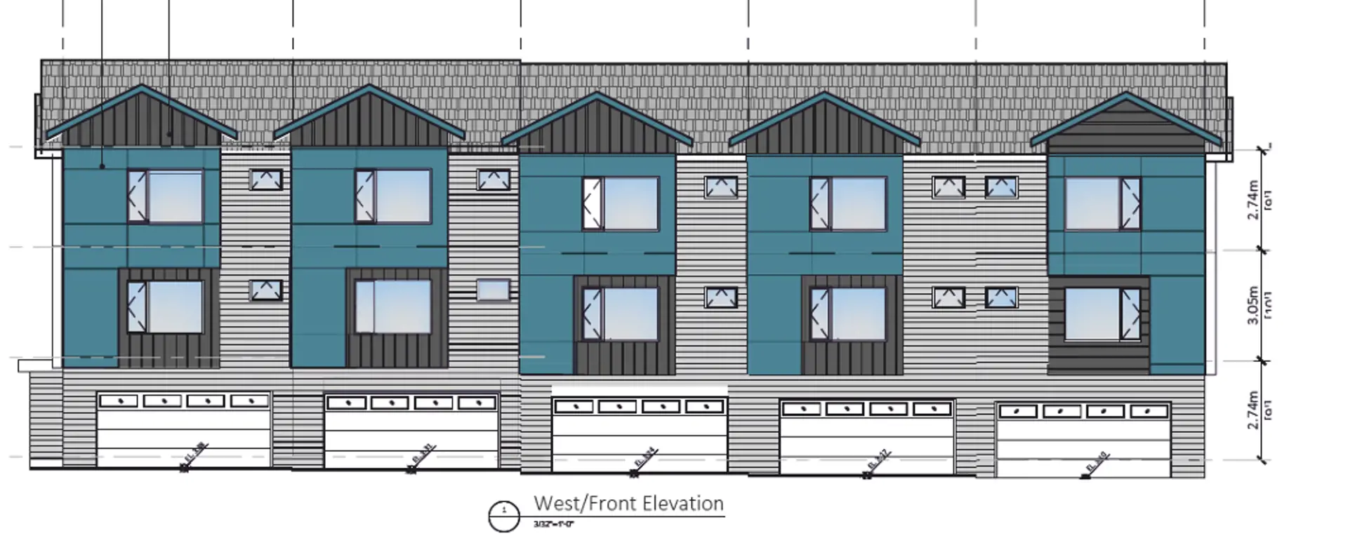 17358 58 Avenue Townhomes, Surrey. Artist’s rendering.