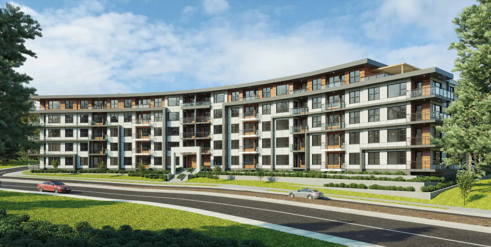 1740 Dufferin Crescent Condos, Nanaimo. Artist’s rendering.