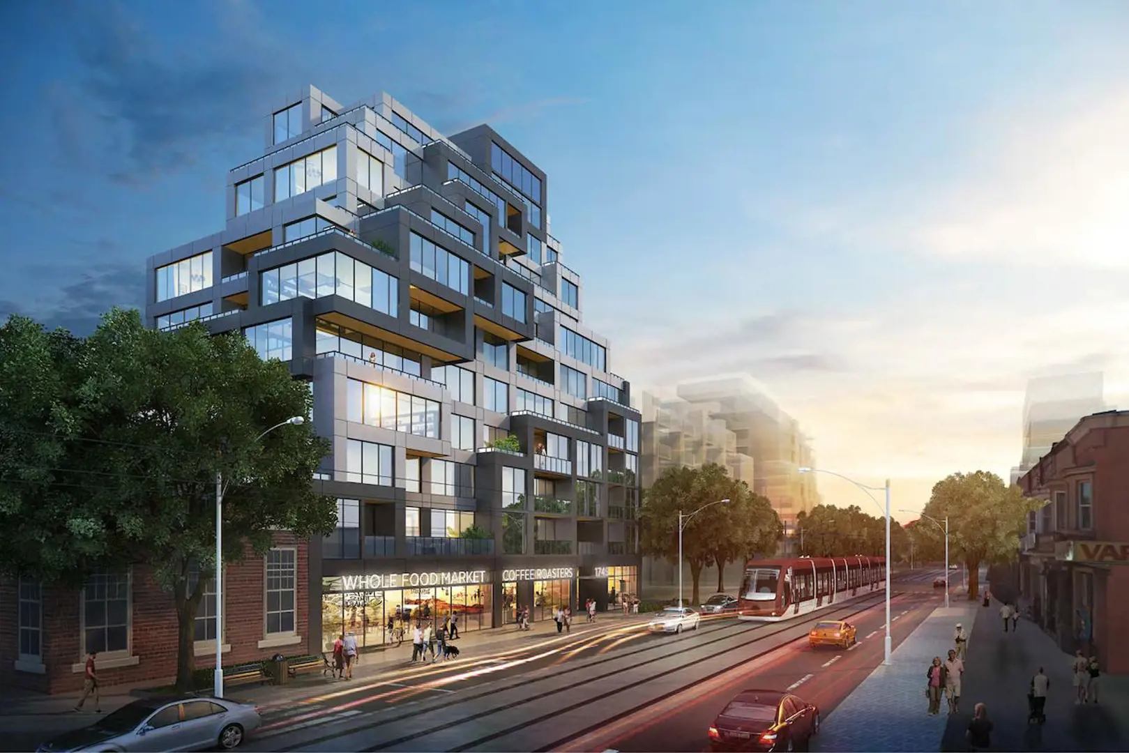 1745-1753 Street Clair Avenue West Condos, Toronto. Artist’s rendering.