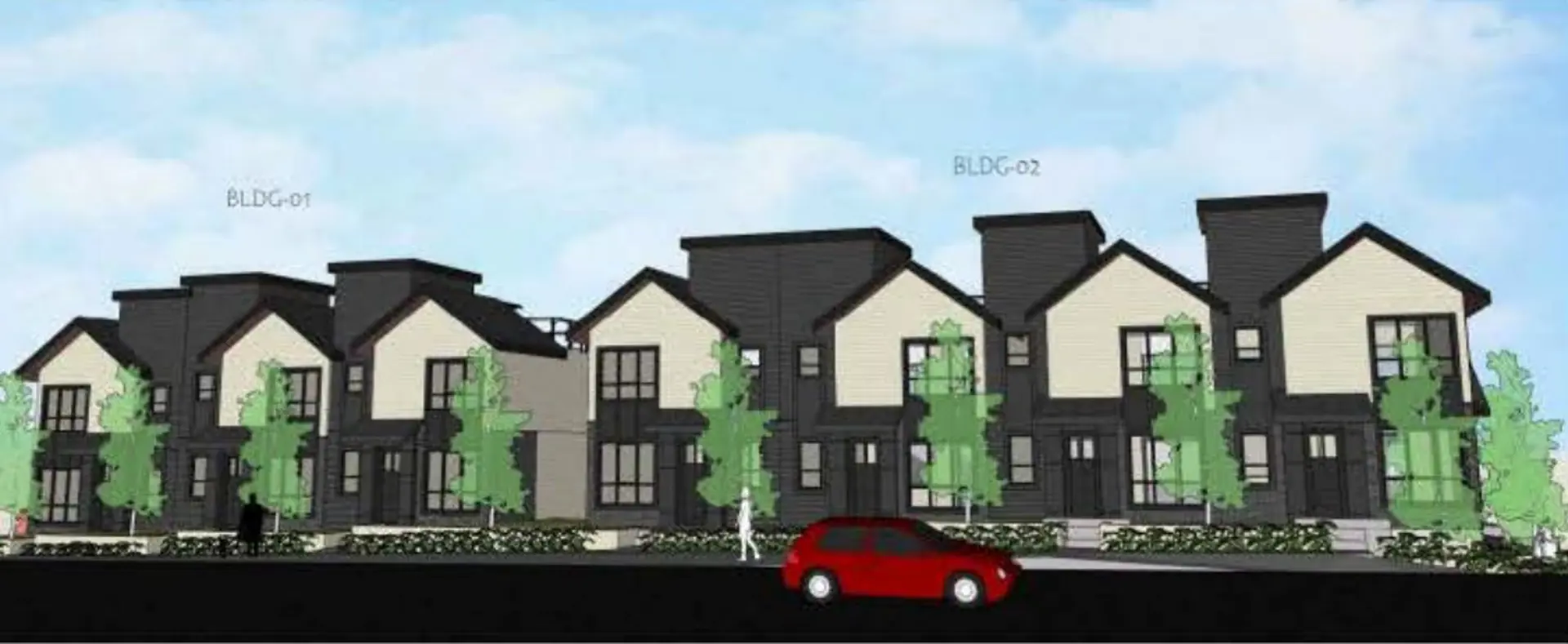17508 18 Avenue Townhomes, Surrey. Artist’s rendering.