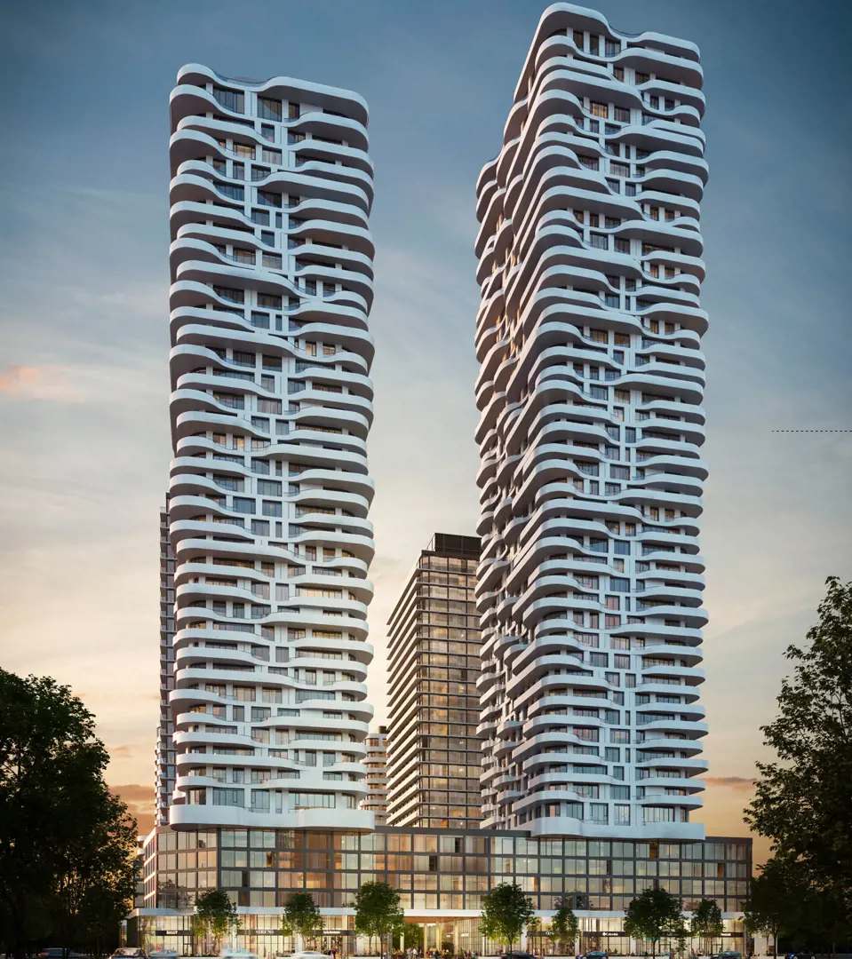 180 Steeles Avenue West Condos, Vaughan. Artist’s rendering.