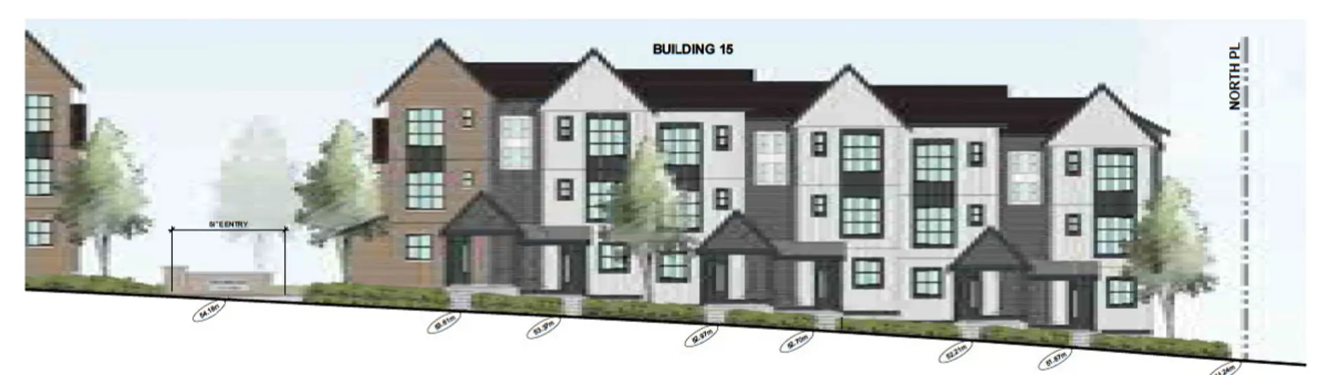 18165 24 Avenue Townhomes, Surrey. Artist’s rendering.