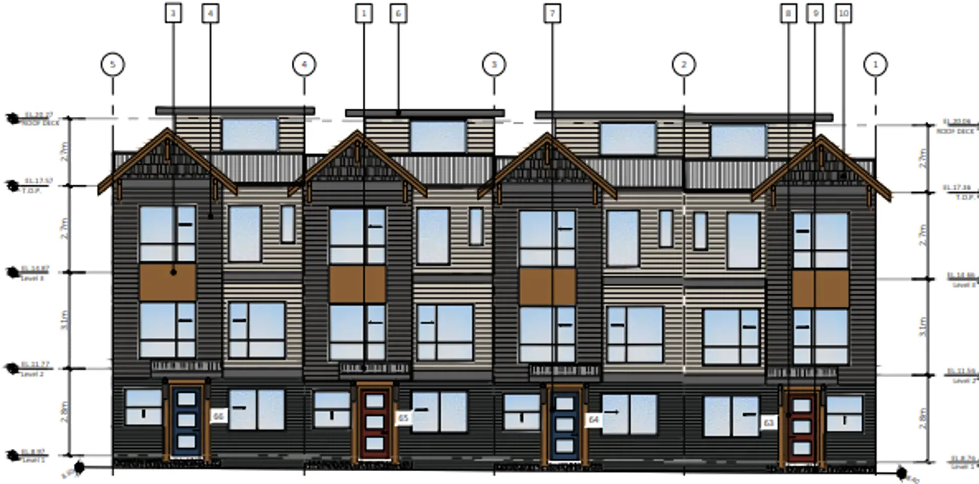 18175 74 Avenue Townhomes, Surrey. Artist’s rendering.