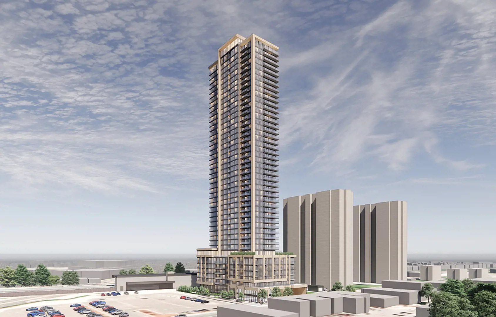 1821-1831 Weston Road Condos, Toronto. Artist’s rendering.