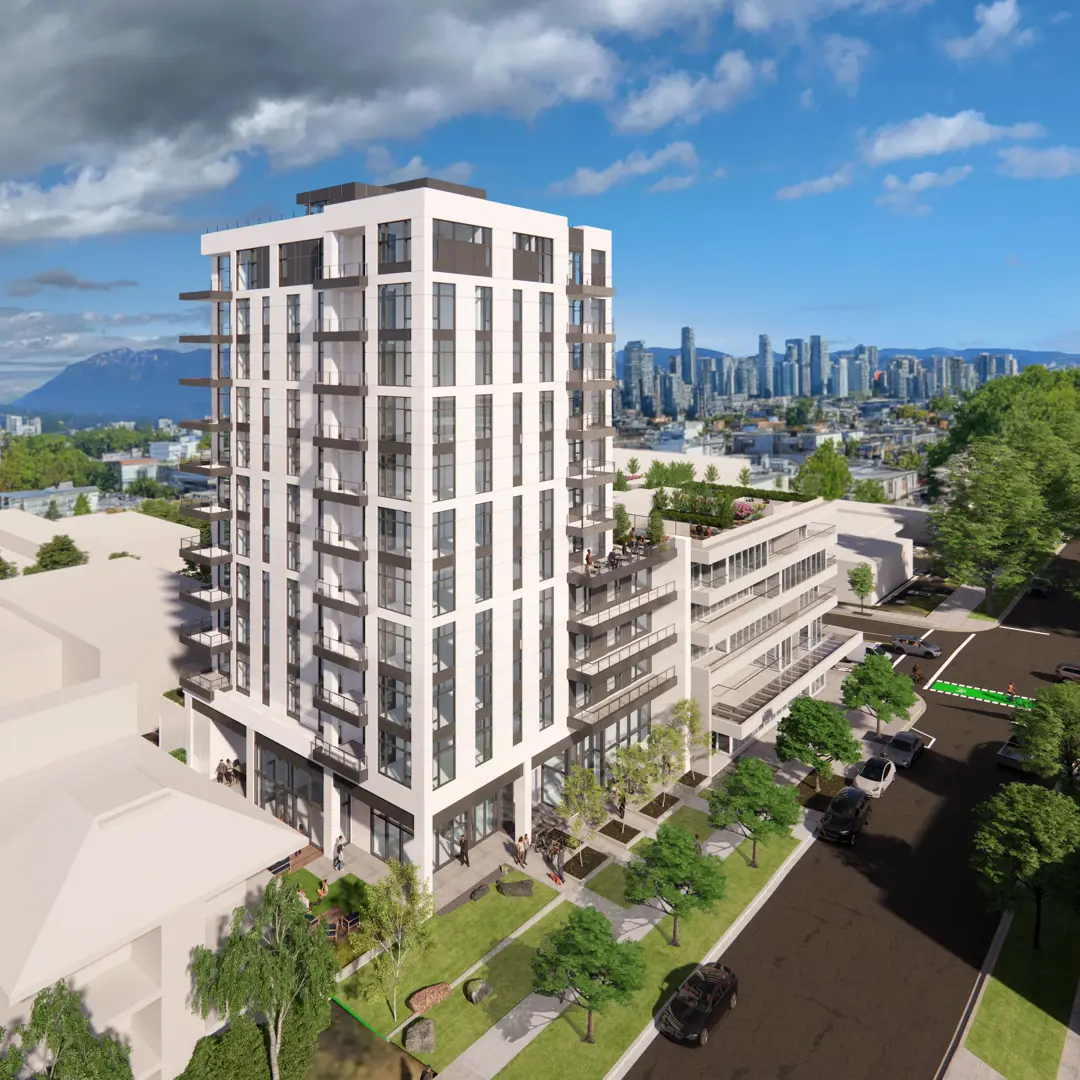 1827 W 5th Avenue Condos, Vancouver. Artist’s rendering.