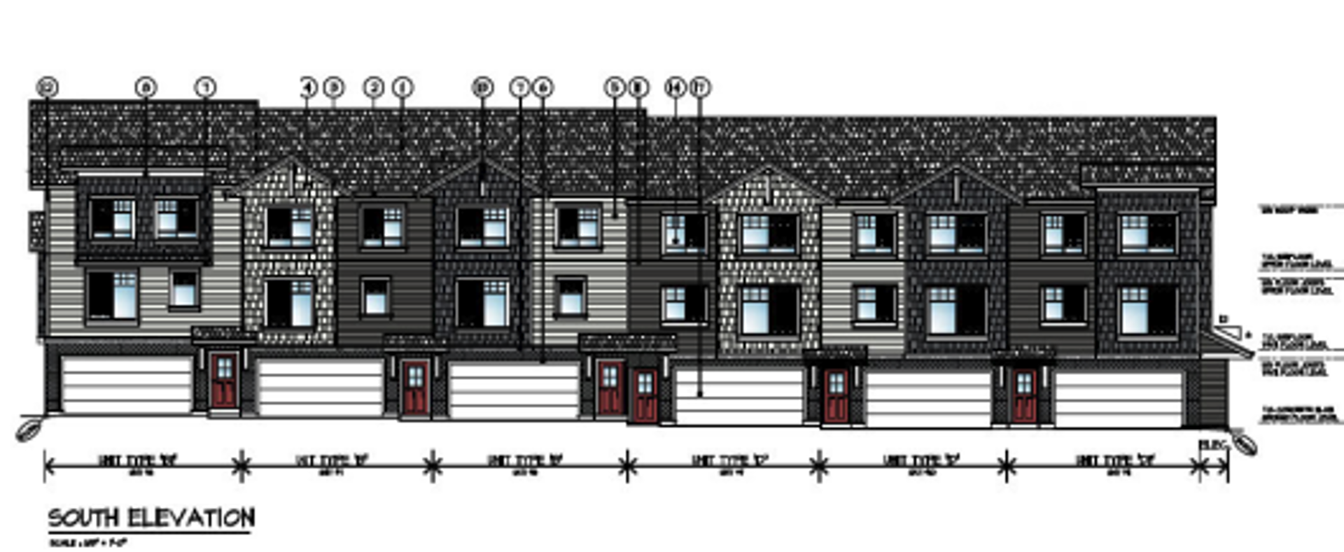 18293 96 Avenue Townhomes, Surrey. Artist’s rendering.