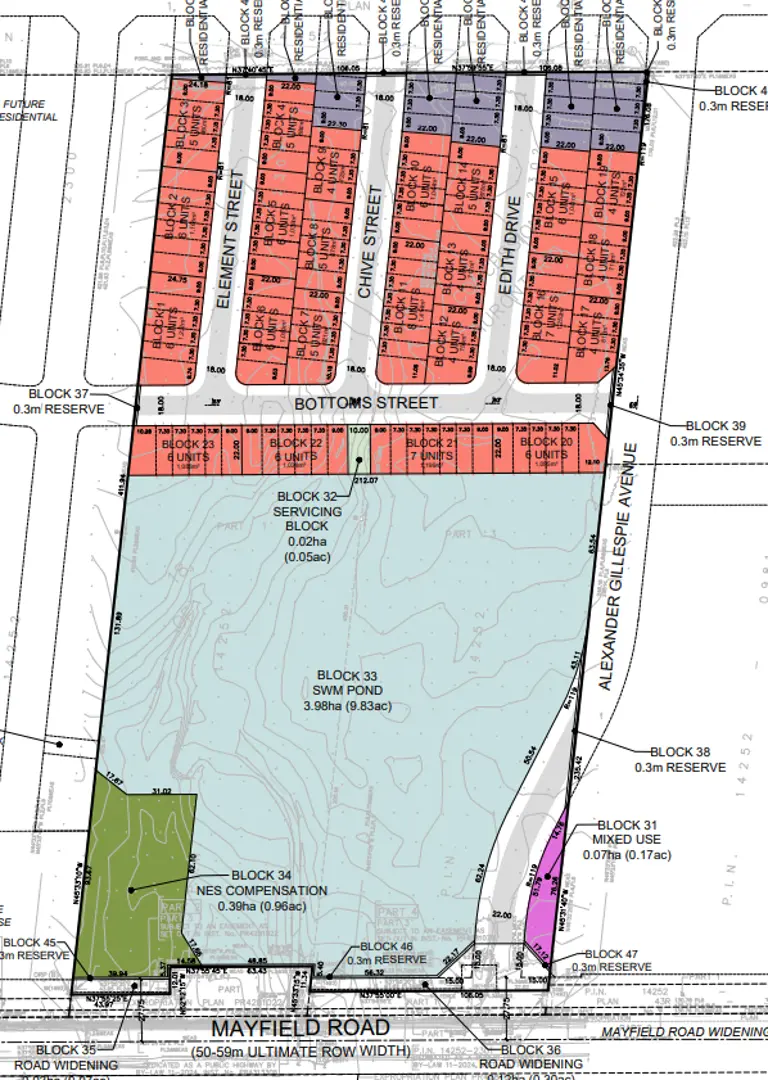 1850-1890 Mayfield Road Townhomes, Caledon. Artist’s rendering.