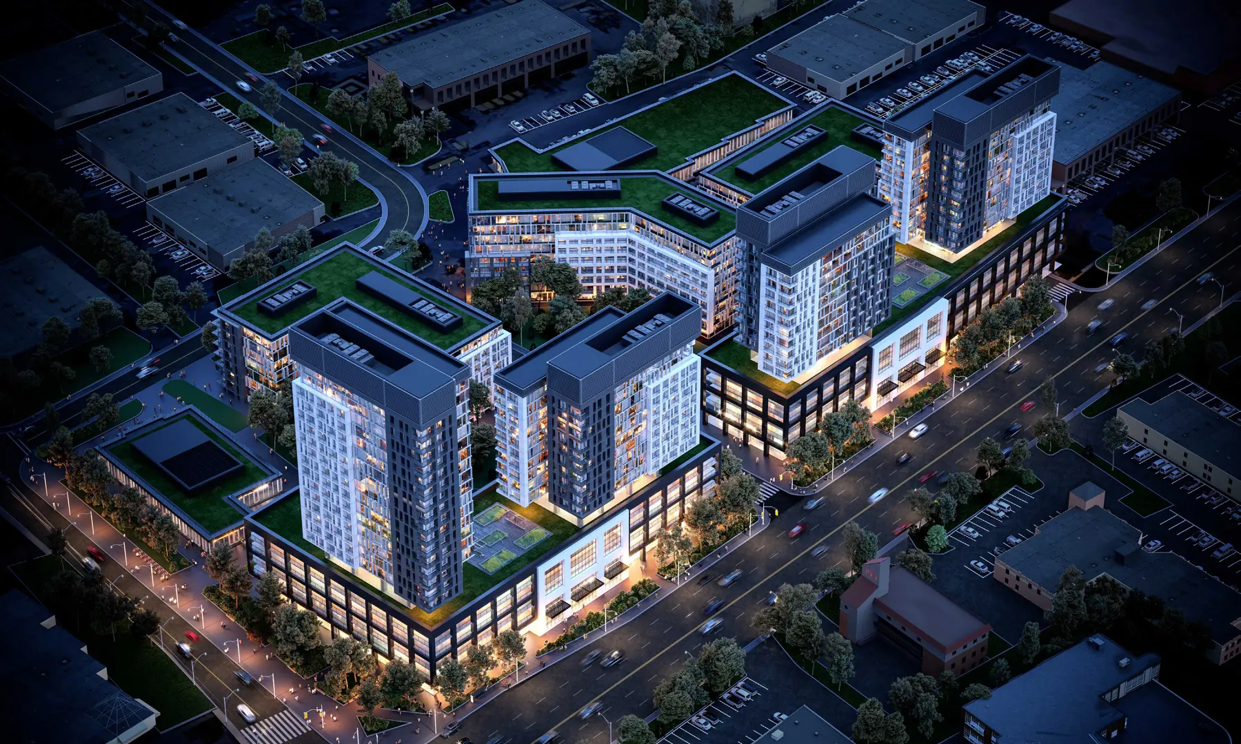 1855-1911 Dundas Street East & 3025 Lenworth Drive Condos, Mississauga. Artist’s rendering.
