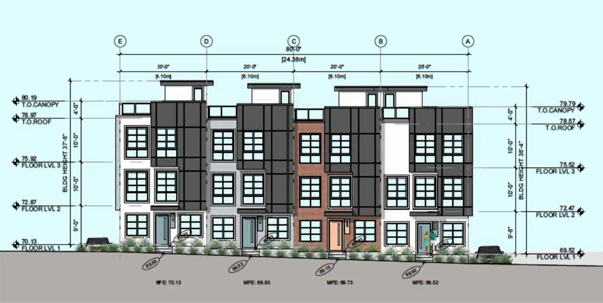 18781 74 Avenue Townhomes, Surrey. Artist’s rendering.