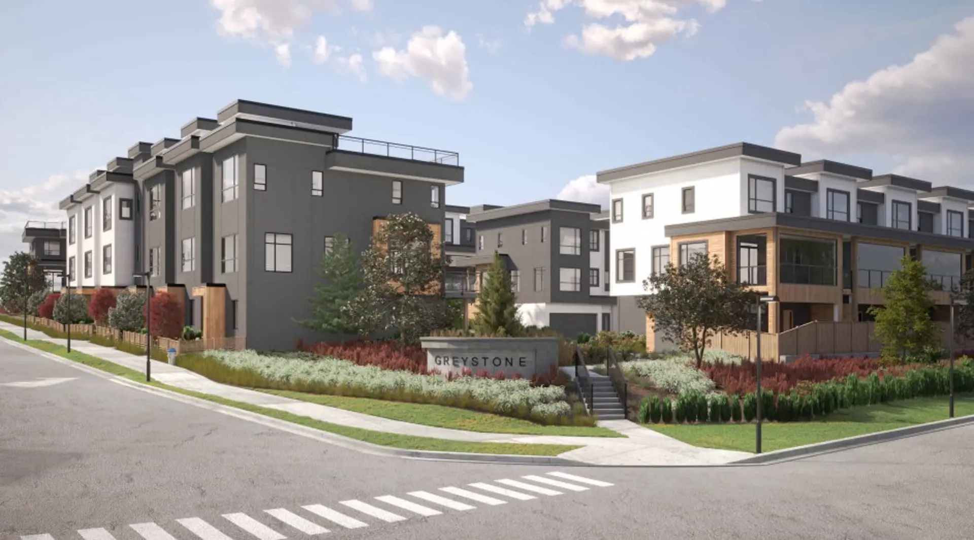 1884 1930 Harbour Street Townhomes, Port Coquitlam. Artist’s rendering.