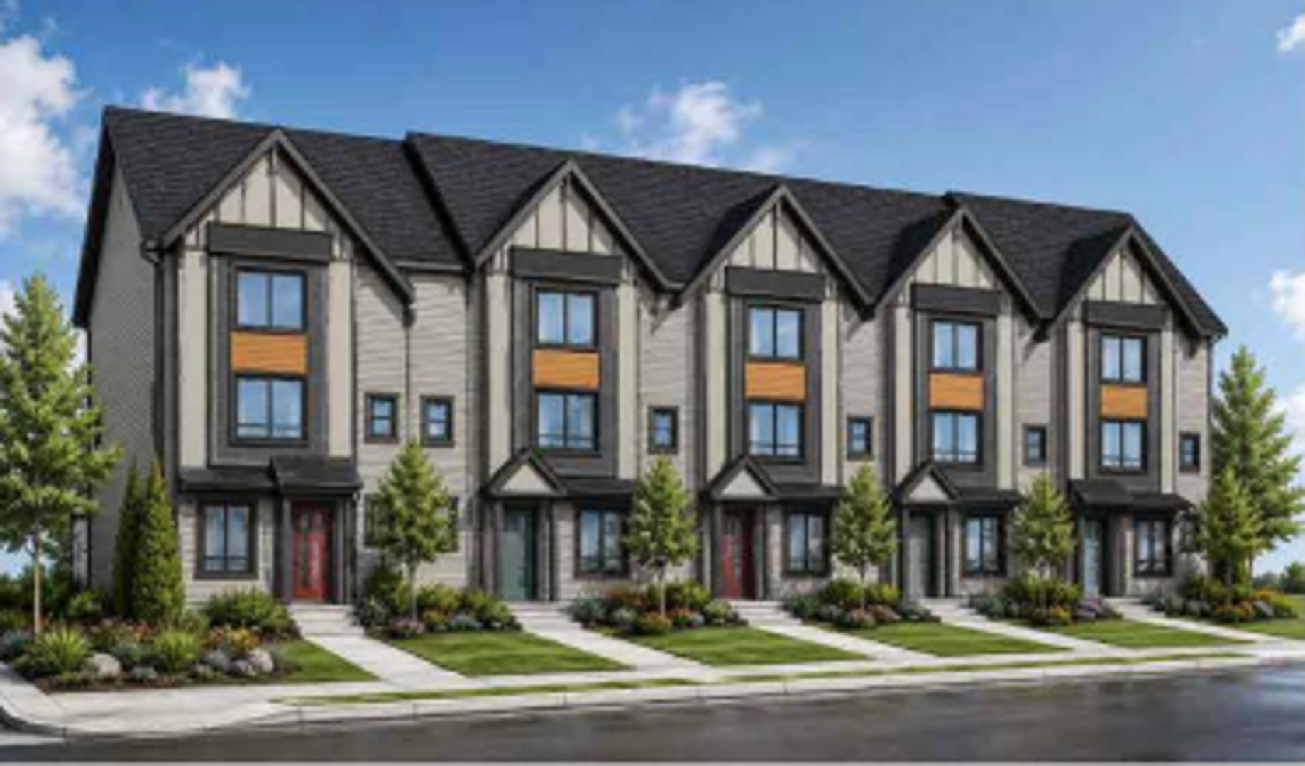 18980 74 Avenue Townhomes, Surrey. Artist’s rendering.