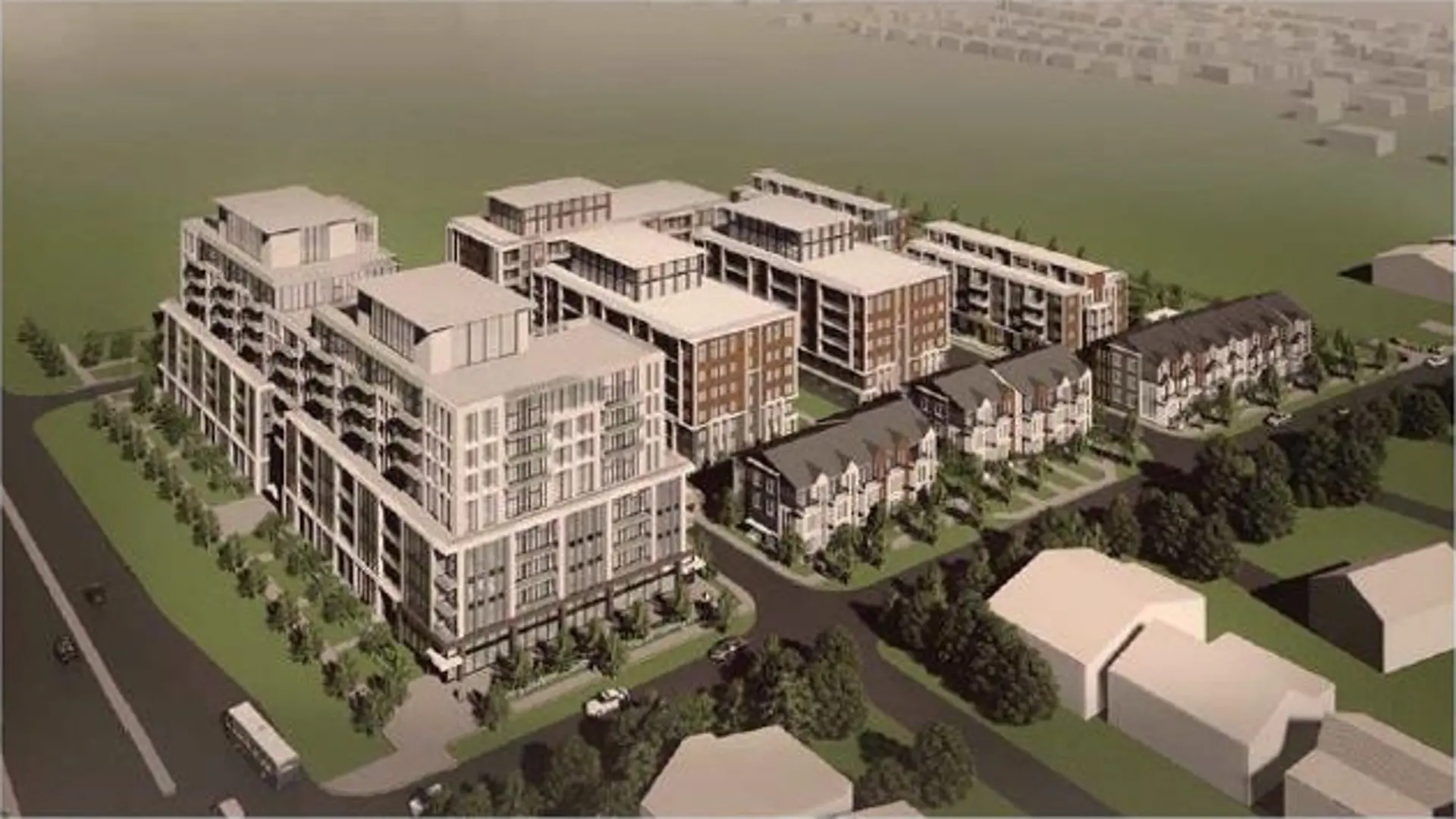 190-230 Major Mackenzie Drive West and 129-147 Arnold Crescent Condos, Richmond Hill. Artist’s rendering.
