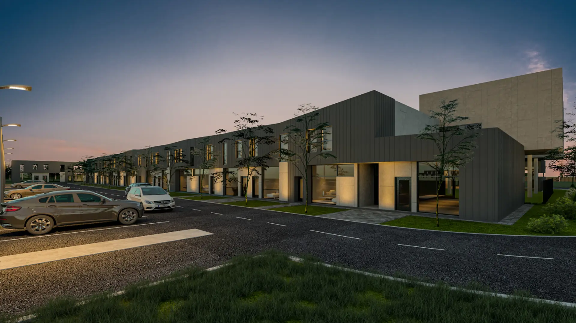1920 Grove Avenue Townhomes, Windsor. Artist’s rendering.