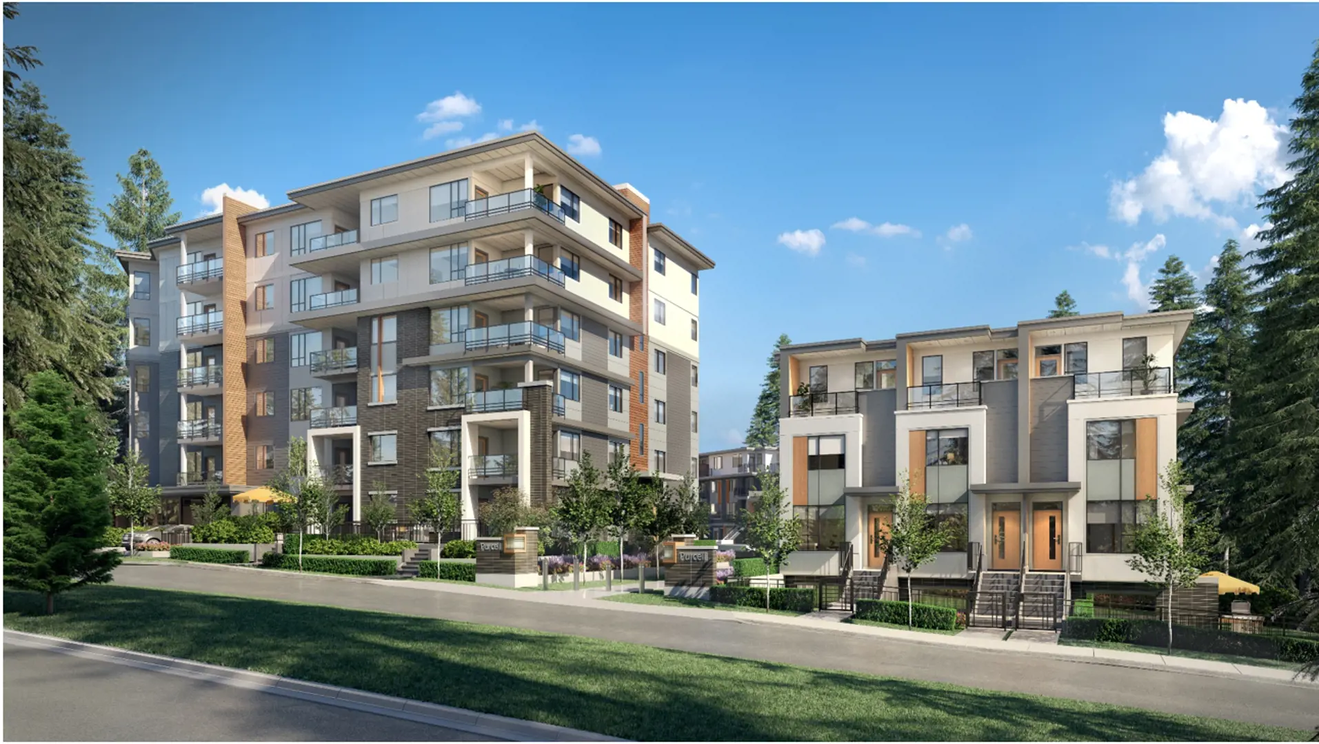1923-1959 Purcell Way Condos, North Vancouver. Artist’s rendering.