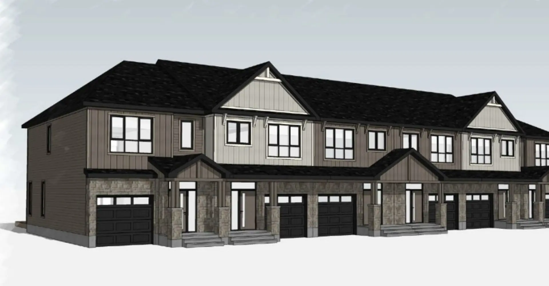 1927 Maple Grove Road Townhomes, Ottawa. Artist’s rendering.