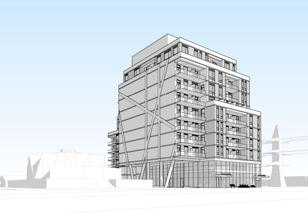 1940 Lawrence Avenue East Condos, Toronto. Artist’s rendering.