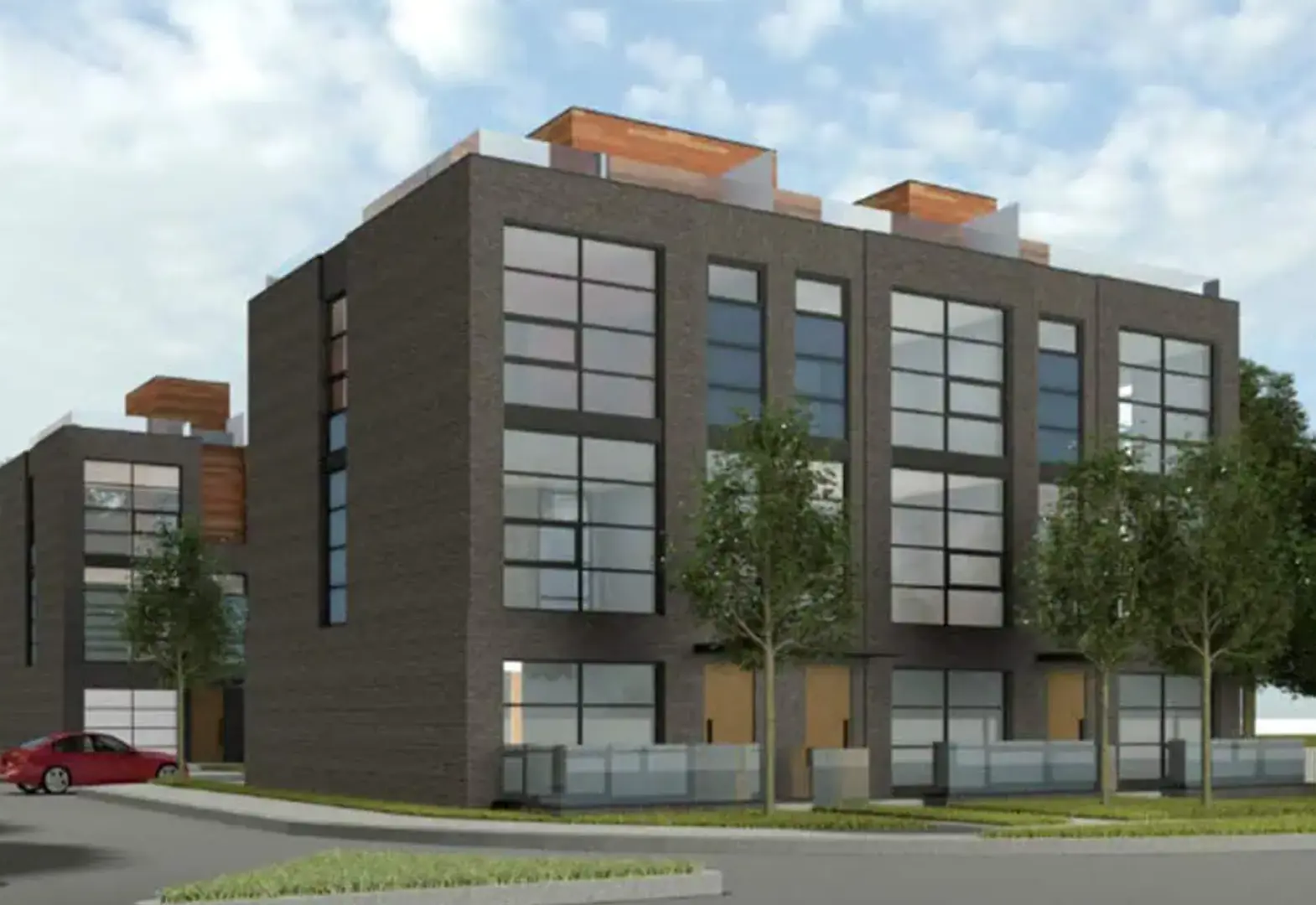 195 Gamble Road Townhomes, Richmond Hill. Artist’s rendering.