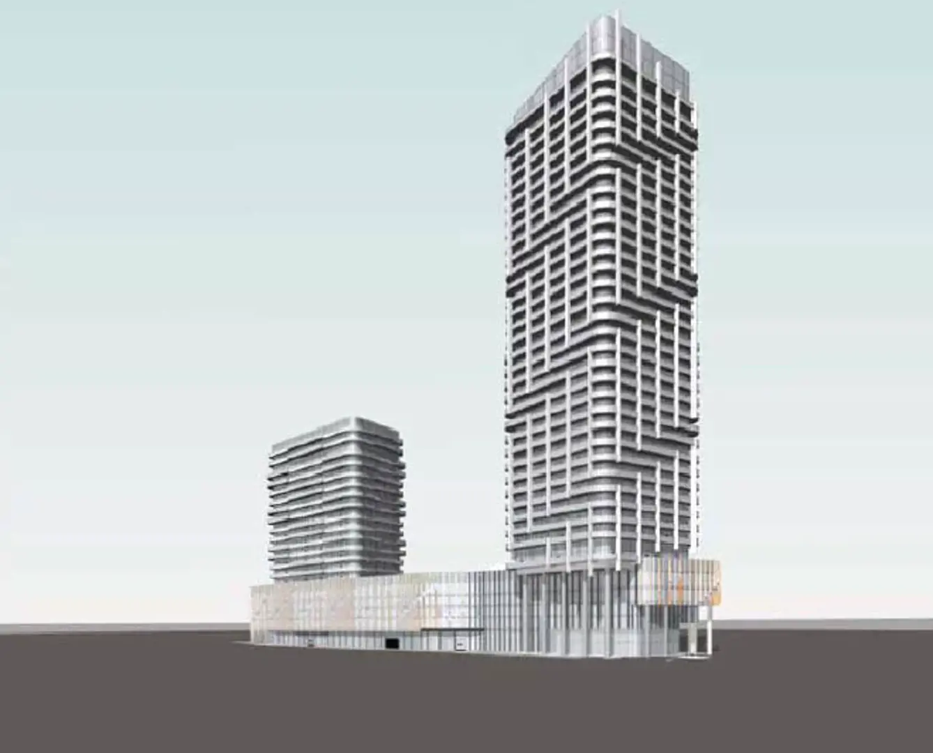 1978-2002 Lake Shore Boulevard West Condos, Toronto. Artist’s rendering.