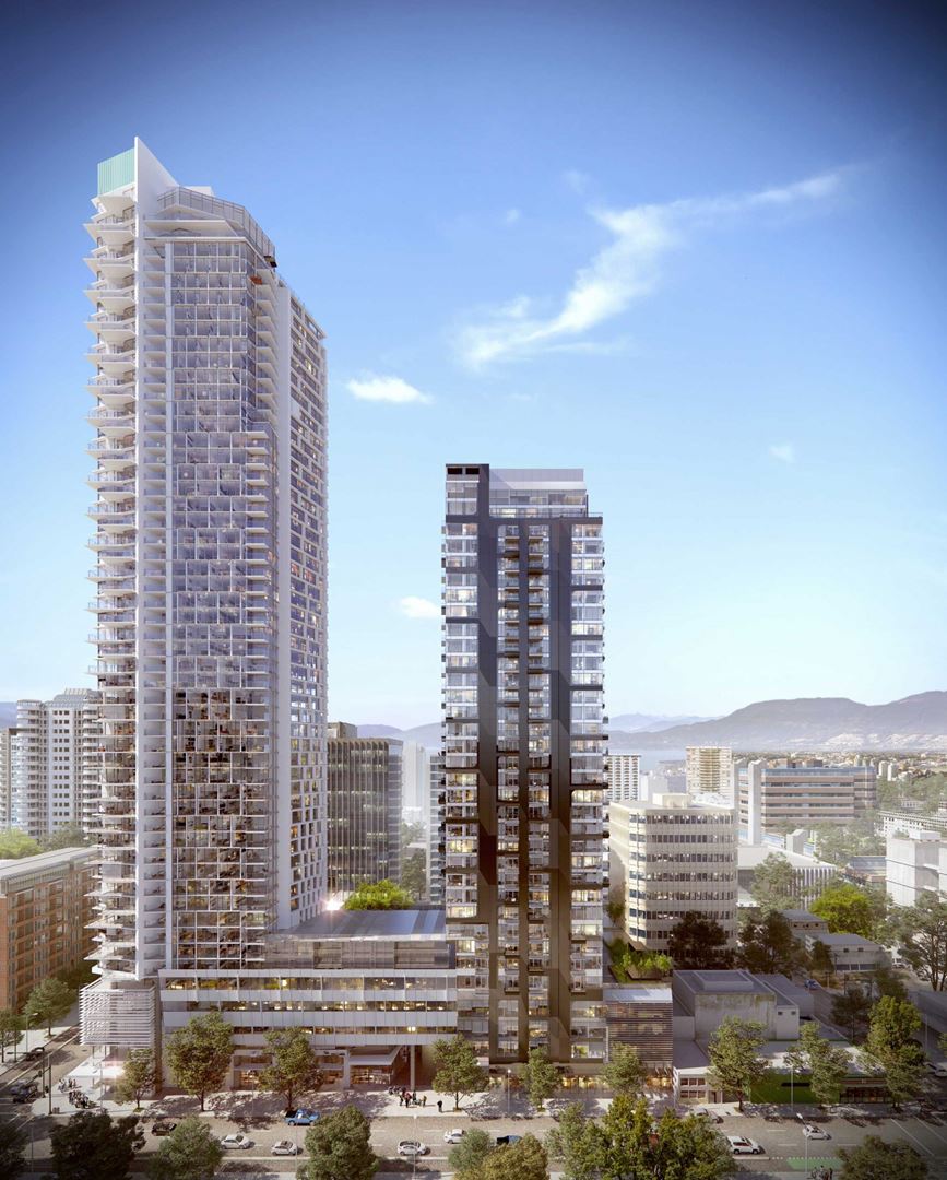 2 Burrard Place Condos, Vancouver. Artist’s rendering.