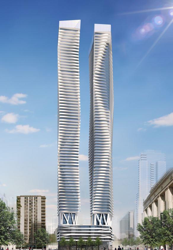 2 Carlton Street Condos, Toronto. Artist’s rendering.