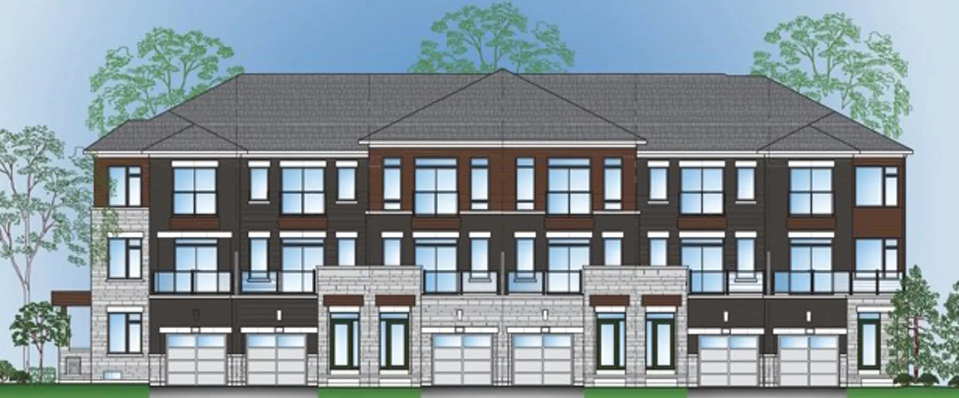 2 Chatfield Drive Townhomes, Vaughan. Artist’s rendering.