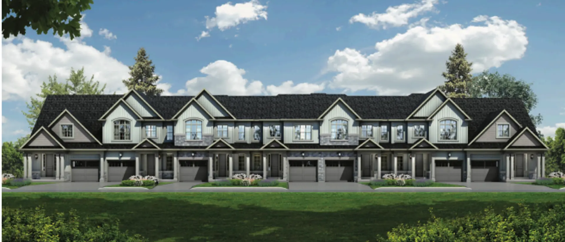 200 John Street & 588 Charlotte Street Townhomes, Oshawa. Artist’s rendering.