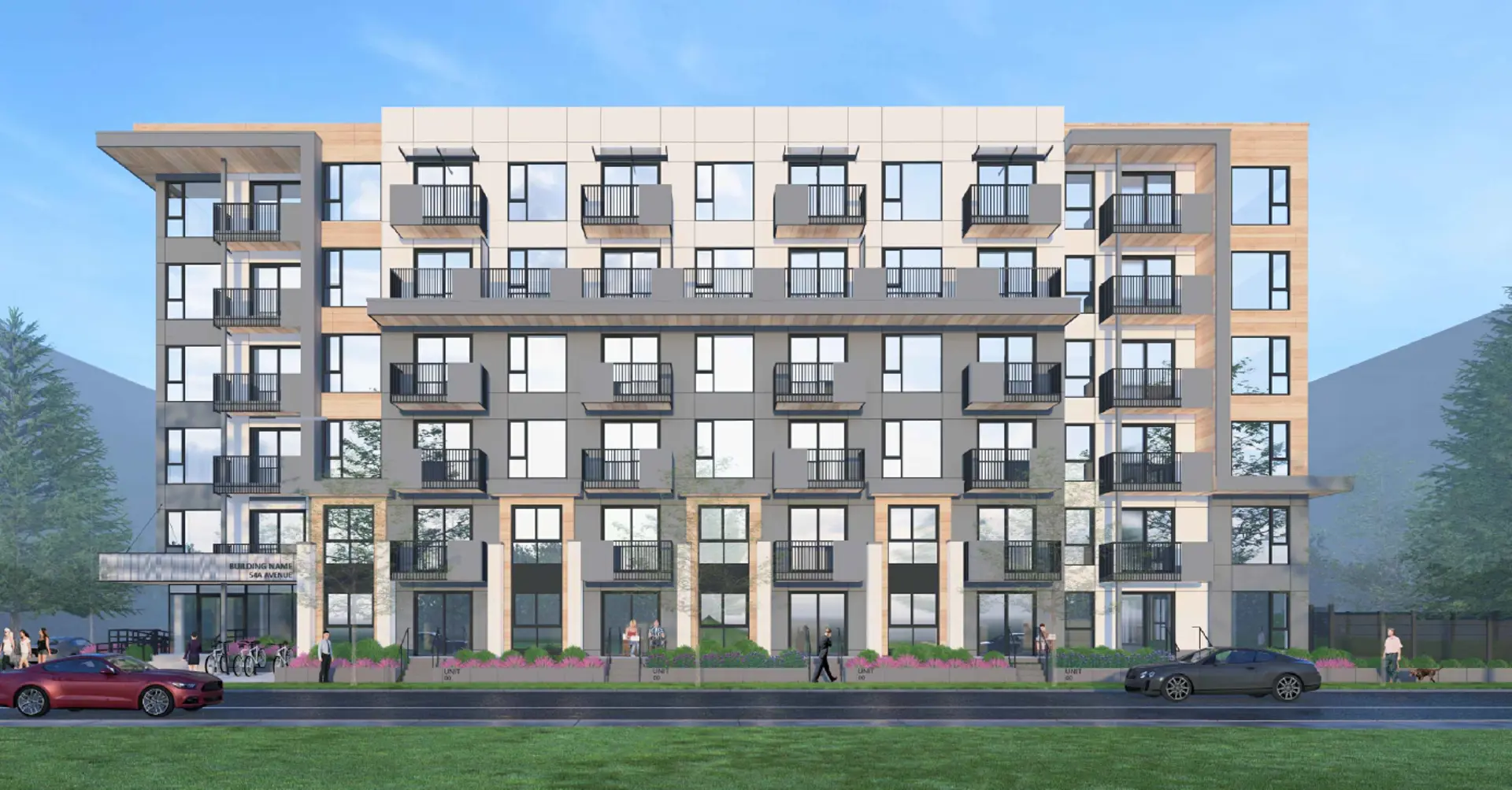 20256 - 20272 54a Avenue Condos, Langley. Artist’s rendering.