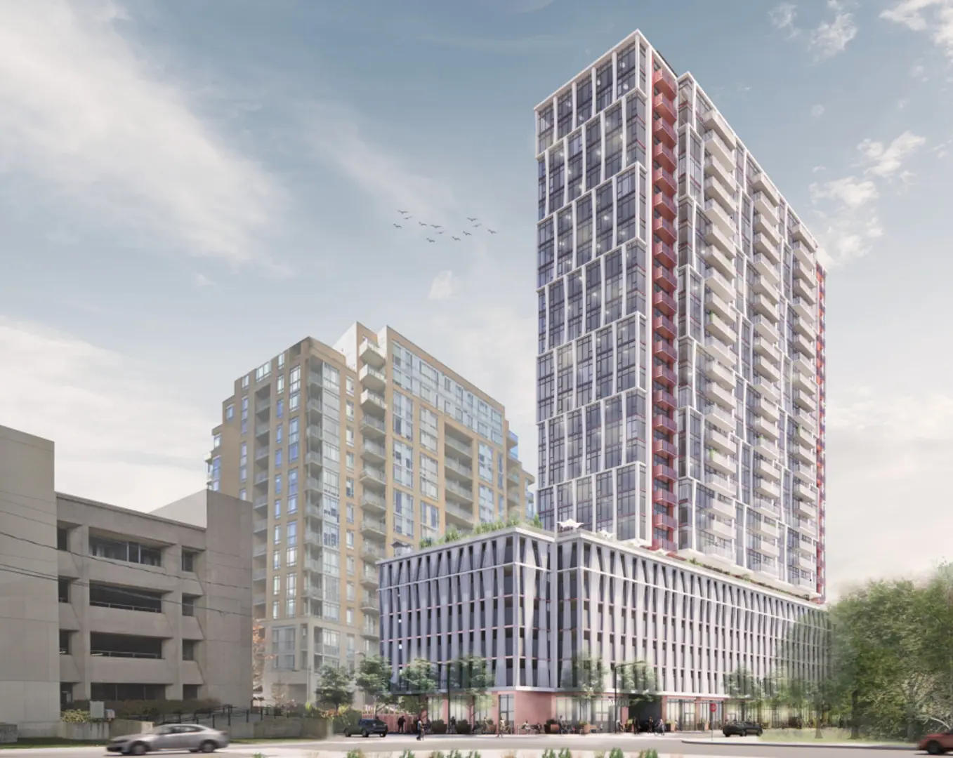203 to 207 King Street S and 10 to 16 John Street W Condos, Waterloo. Artist’s rendering.