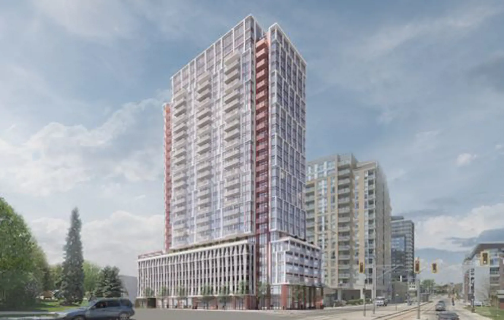 203 to 207 King Street S and 10 to 16 John Street W Condos supplied project rendering