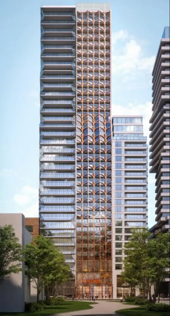 208 Bloor Street West Condos, Toronto. Artist’s rendering.