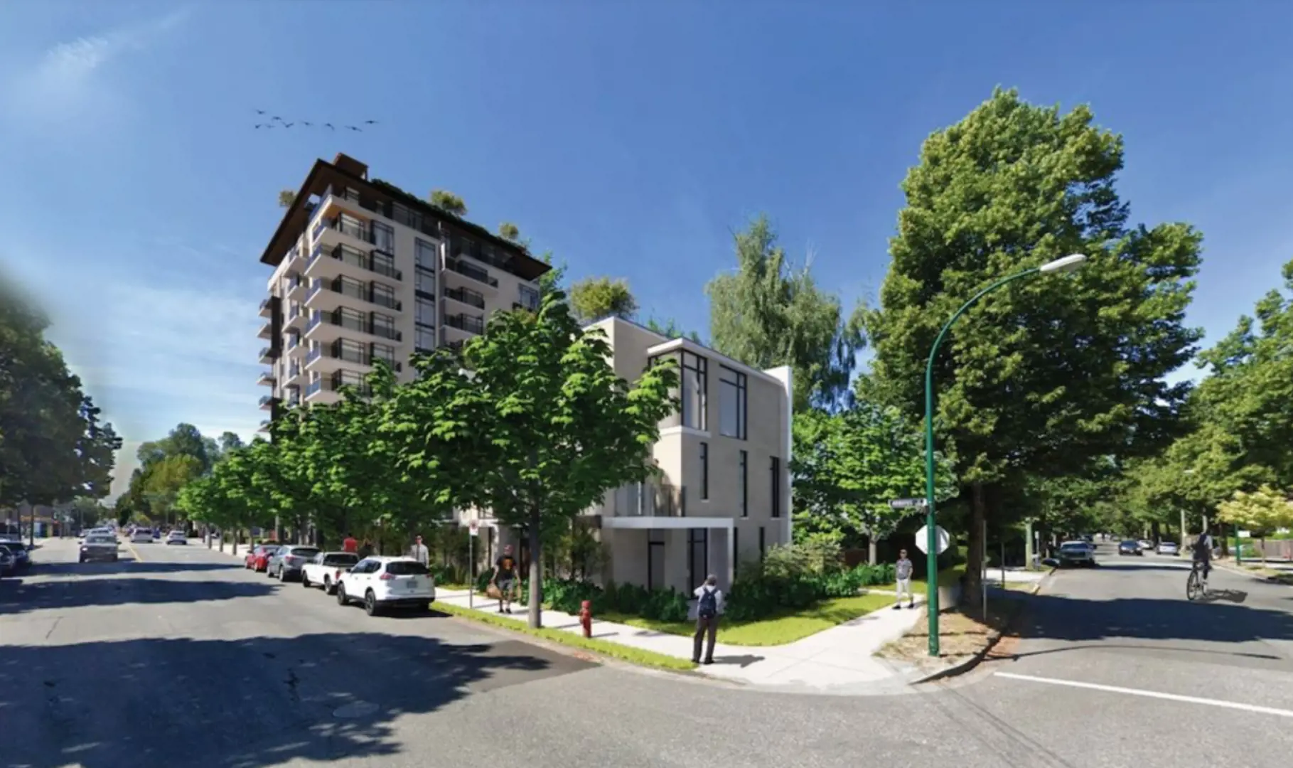 2106 West 8th Avenue Townhomes, Vancouver. Artist’s rendering.