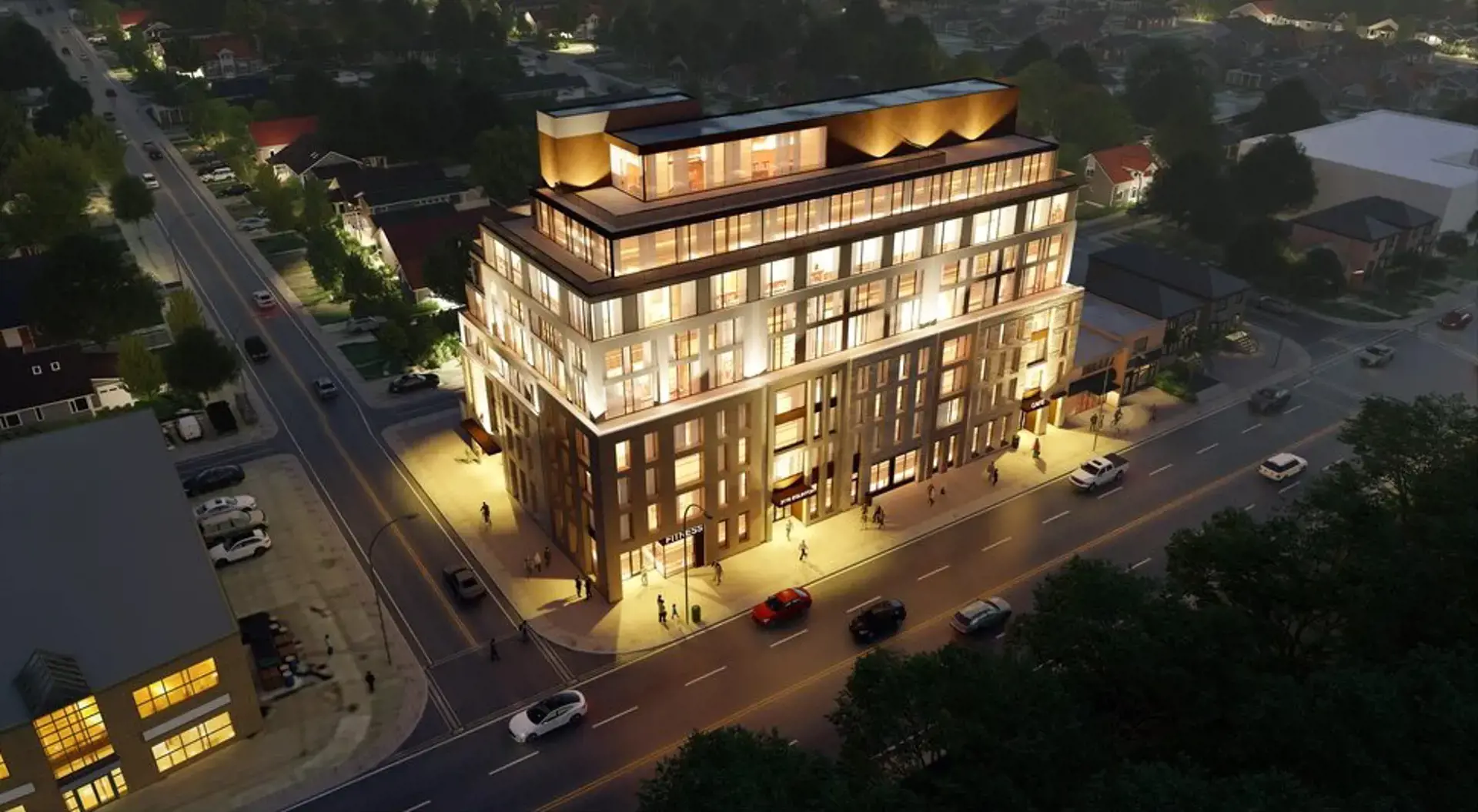 2116 Eglinton Avenue West Condos, Toronto. Artist’s rendering.