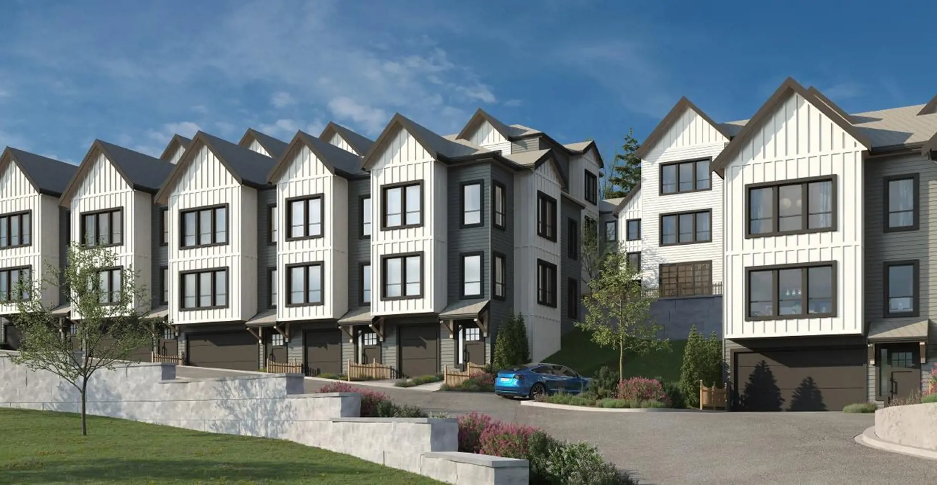 2120 Millstream Road Townhomes, Langford. Artist’s rendering.