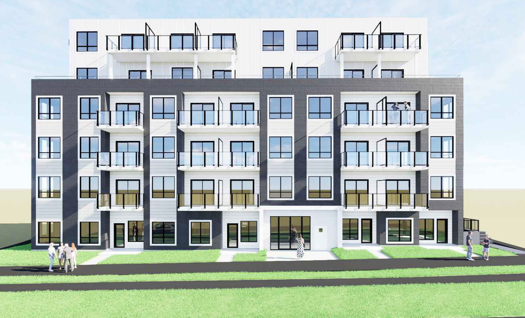 212-218 Haliburton Street Condos, Nanaimo. Artist’s rendering.