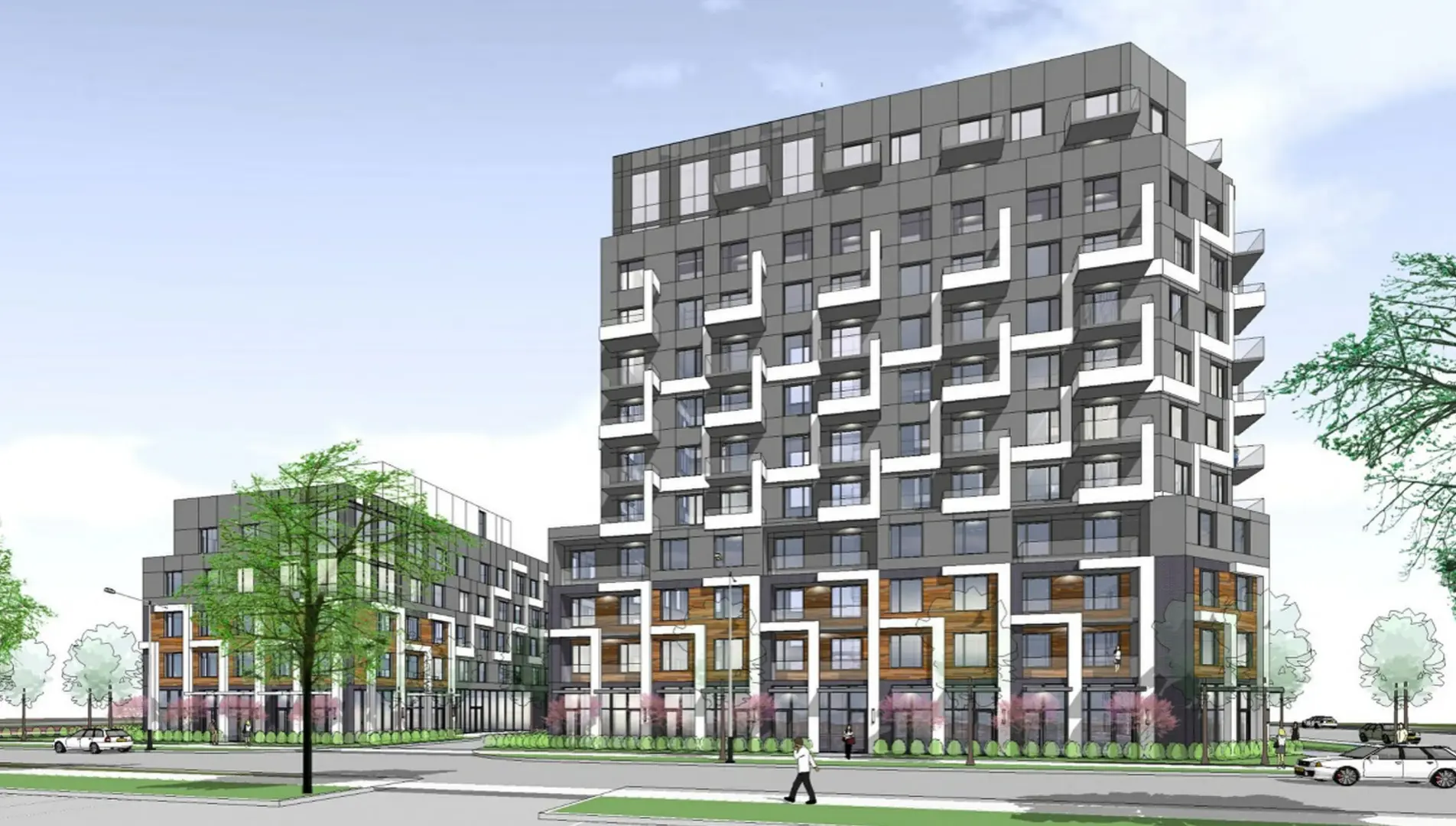 21-23 Harwood Avenue South Condos, Ajax. Artist’s rendering.