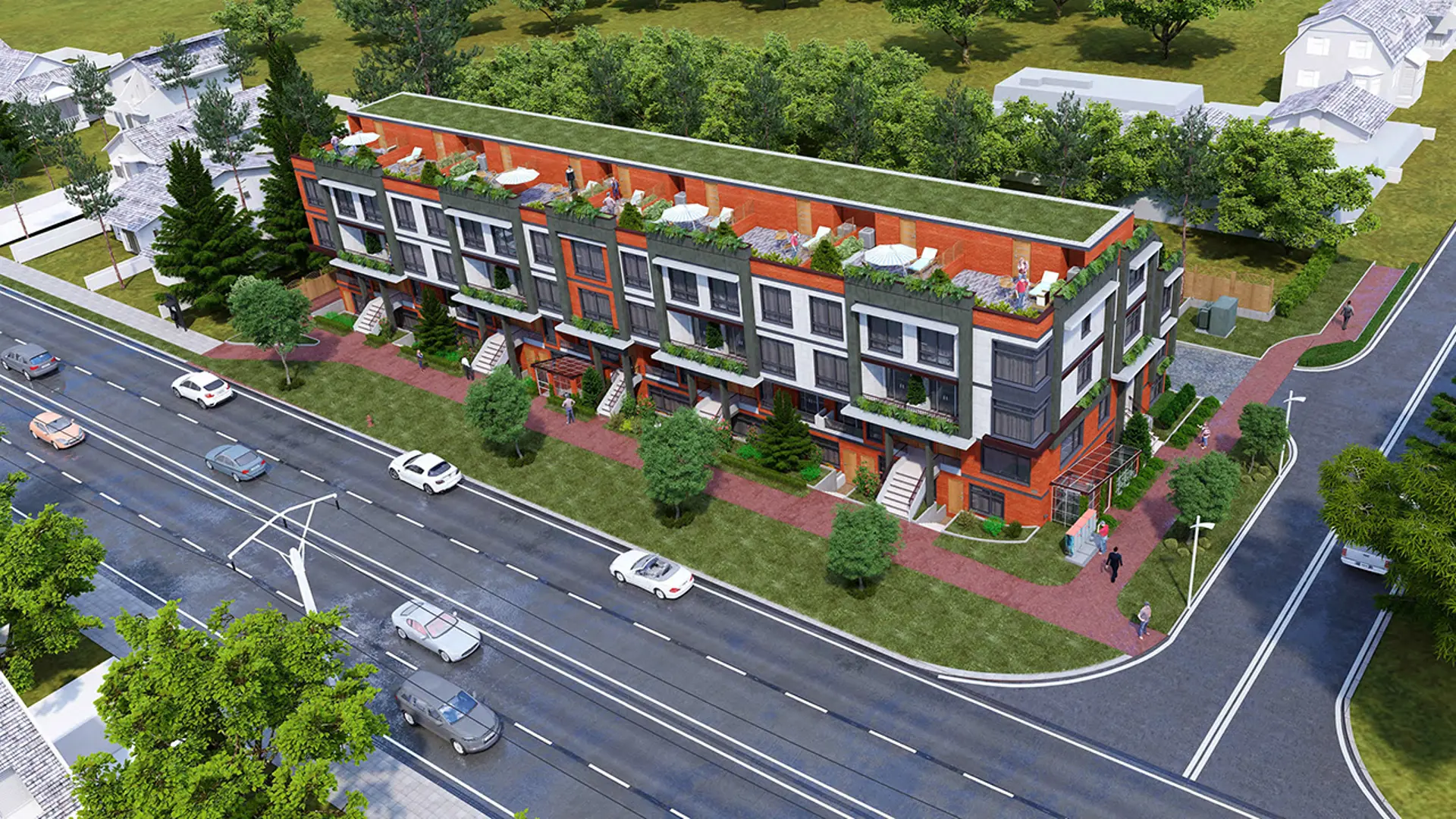 228-232 Finch Avenue West Townhomes, Toronto. Artist’s rendering.