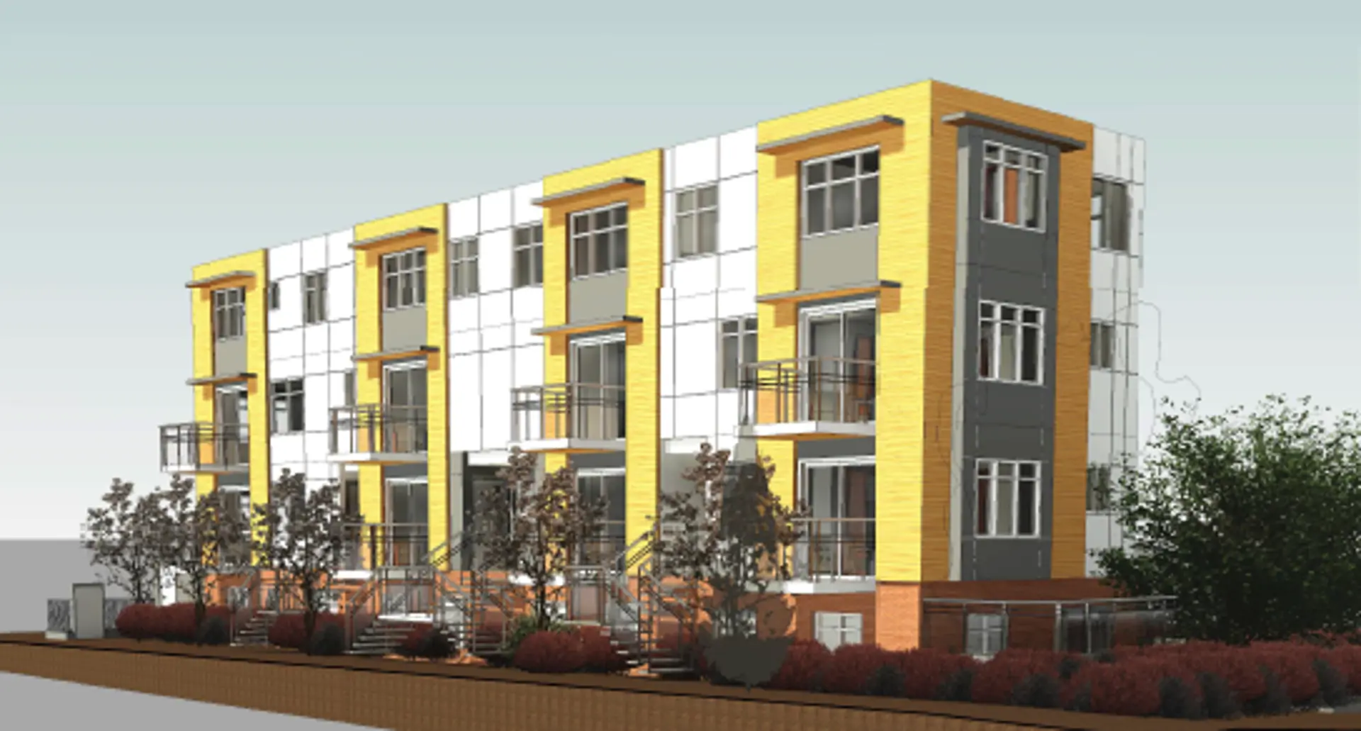 2296 Cambridge Street Townhomes, Vancouver. Artist’s rendering.
