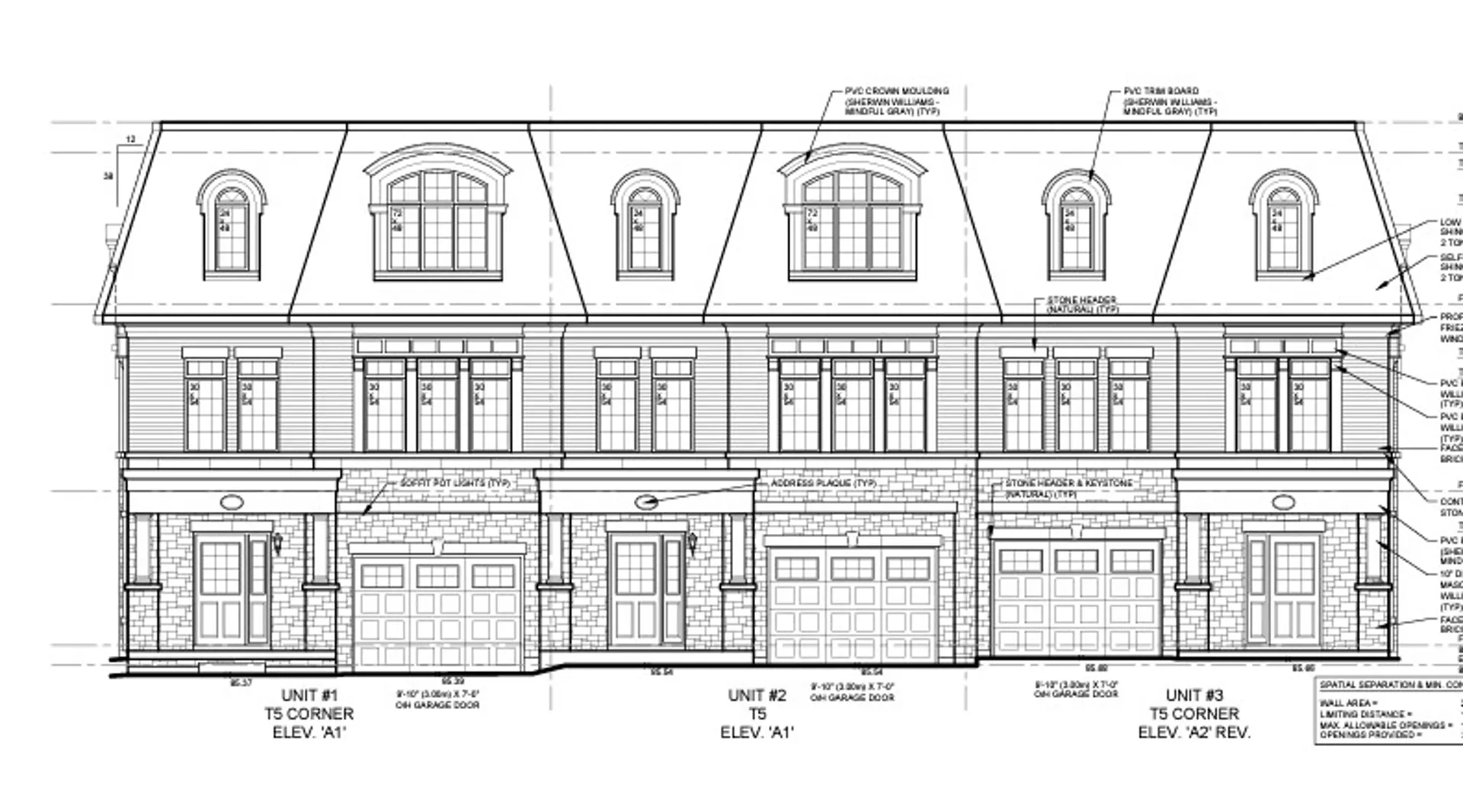 2323 Belyea Street Townhomes, Oakville. Artist’s rendering.
