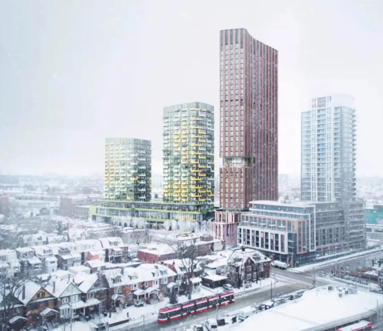 2400 Dundas Street West Condos, Toronto. Artist’s rendering.